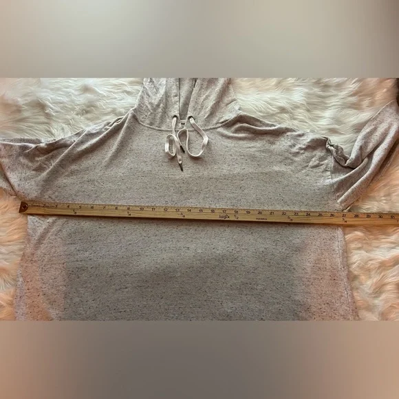 Lou & Grey Cream Speckled Hoodie Size XL - Picture 5 of 8